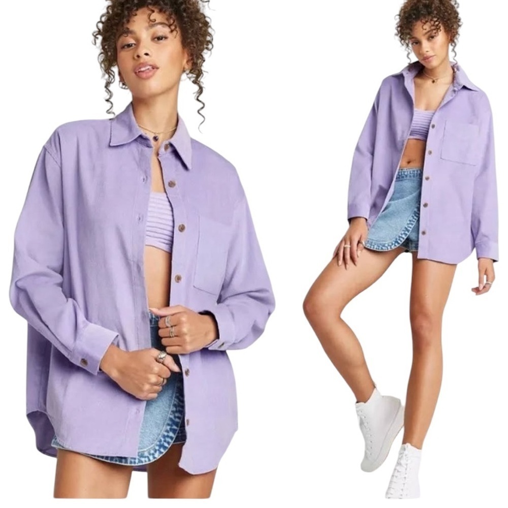 Wild Fable Lavender Button Down Shirt